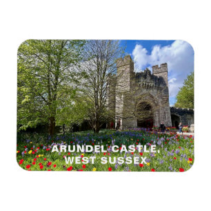 Arundel Castle in Spring Time, Väster Sussex Magnet