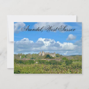 Arundel Castle in Spring Time, Väster Sussex Vykort