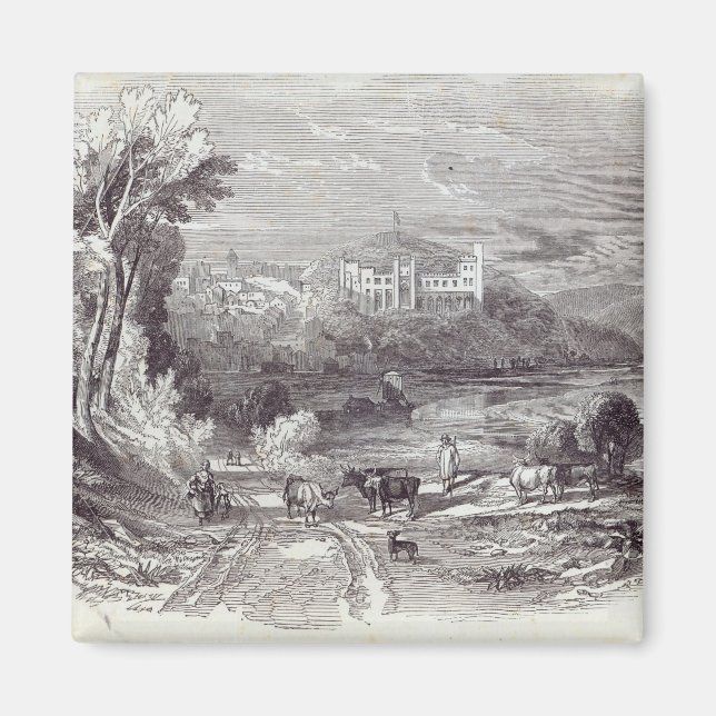 Arundel Castle och Town Magnet (Framsidan)