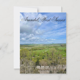 Arundel in Spring Time, Väster Sussex Vykort