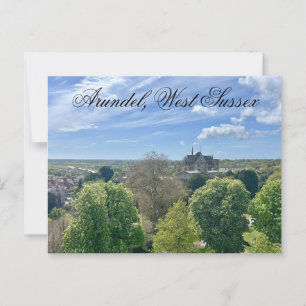 Arundel in Spring Time, Väster Sussex Vykort