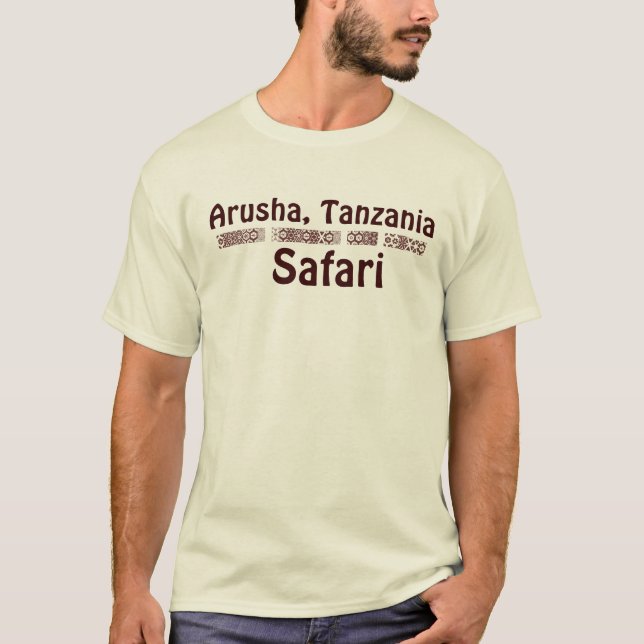 Arusha Tanzania - BWR Tee Shirt (Framsida)