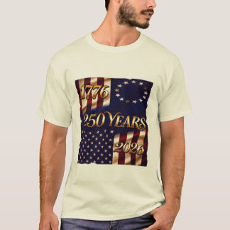 Arv 250 år flaggfirande t shirt