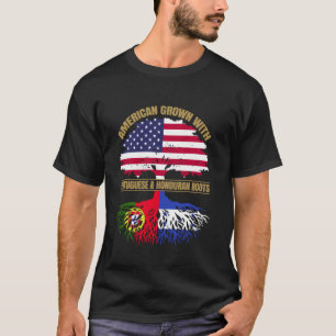 Arv Amerikanskt Odlade med Portugisiska Honduransk T Shirt