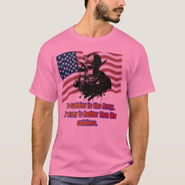 Arv efter de modiga rosa t shirt