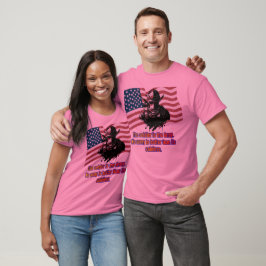 Arv efter de modiga rosa t shirt