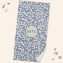 Arv Fåglar Monogram Initialer