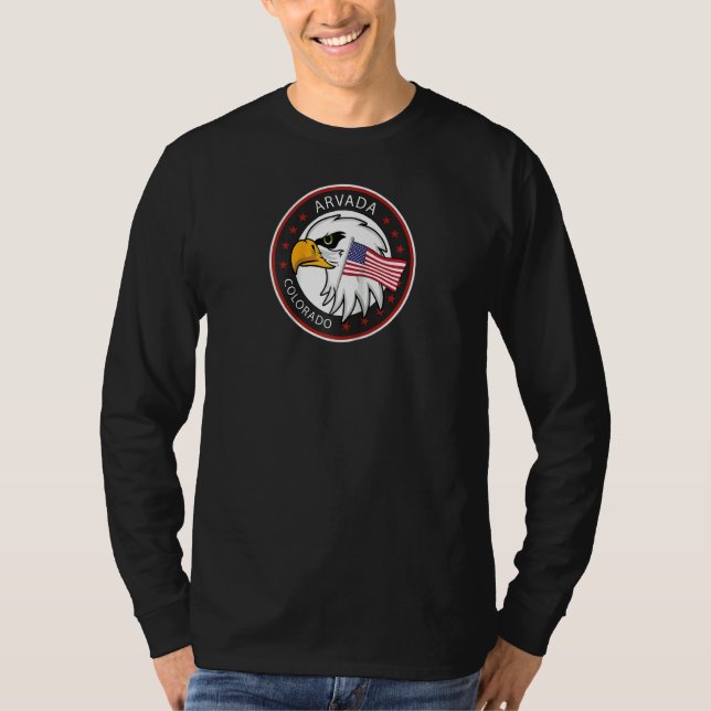 Arvada Colorado Co Raglan T Shirt (Framsida)