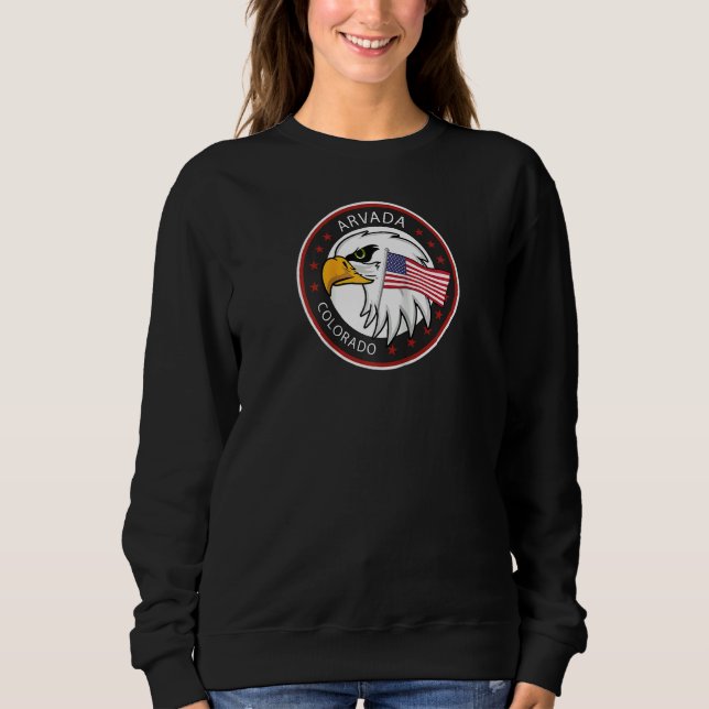 Arvada Colorado Co Raglan T Shirt (Framsida)