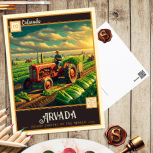 Arvada, Colorado Postkort för Vintage Vykort