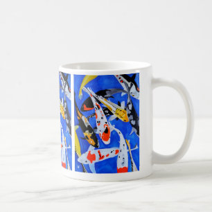 Arvet efter den japanska Koi-målningen av Alfred F Kaffemugg