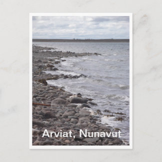 Arviat Nunavut Shoreline vykort