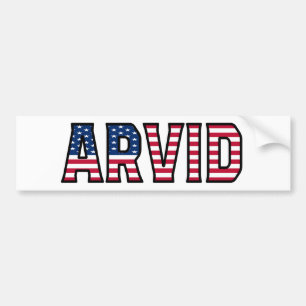 Arvid Namn Vorname USA Aufkleber Sticker Auto Bildekal