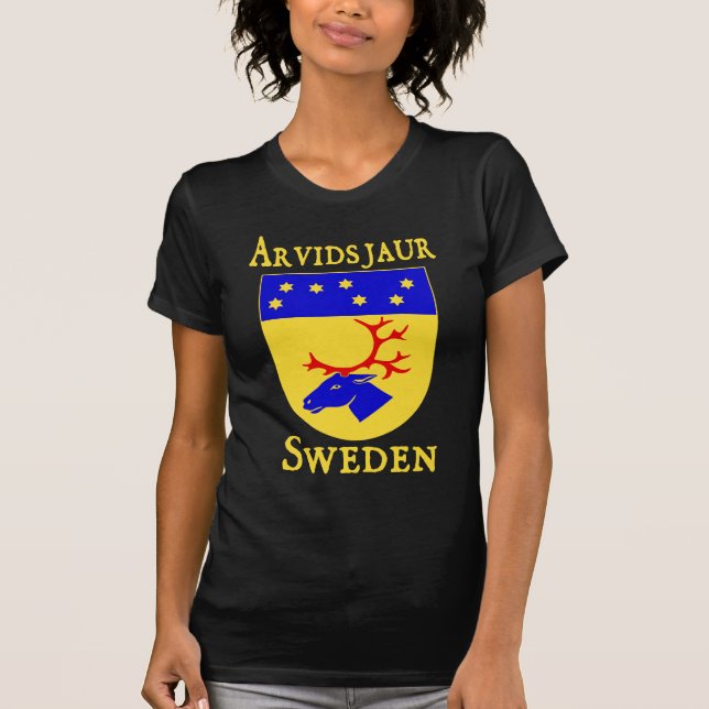 Arvidsjaur sverige (Sverige) Tee Shirt (Framsida)
