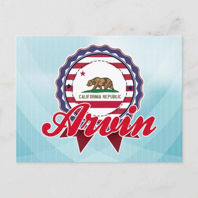 Arvin, CA Vykort (Framsida)
