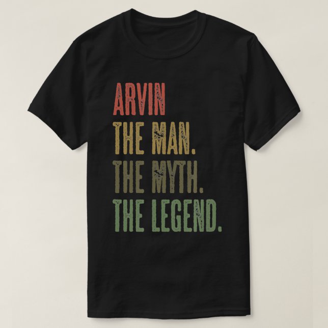 ARVIN the Man the Myth the LEGEND FUNNY Manar Boy T Shirt (Design framsida)