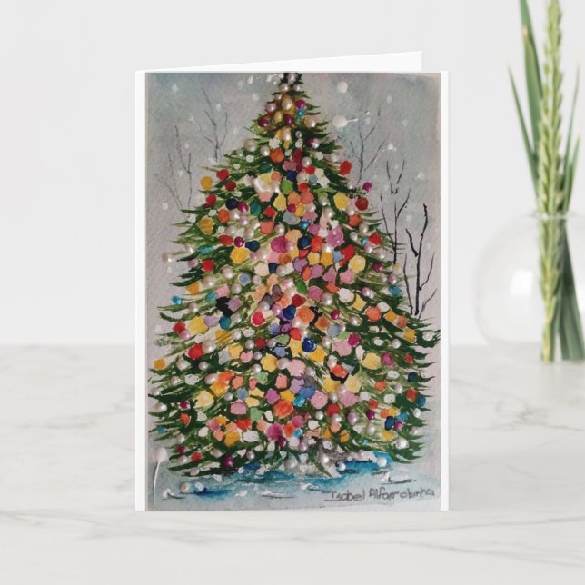 ARVORE DE NATAL HELGKORT (Framsida)