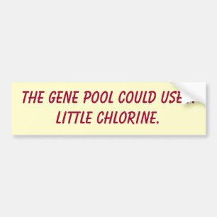 Arvsmassan kunde använda lite en chlorine. bildekal