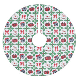 Arvsträdsjulslapp Jul Patchwork Julfirande Julgransmatta Borstad Polyester