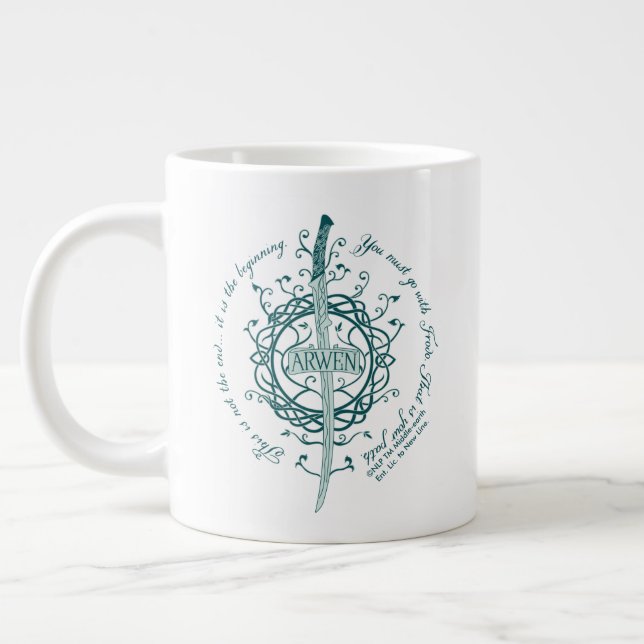 ARWEN™ Alvsvärd Citat Jumbo Mugg (Vänster)