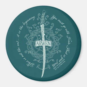 ARWEN™ Alvsvärd Citat Magnet