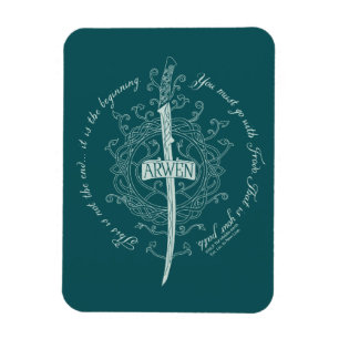 ARWEN™ Elvsvärdscitat Magnet