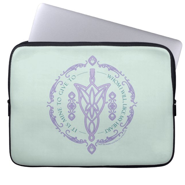 ARWEN™ Evenstar Citat Grafik Laptop Fodral (Framsidan)