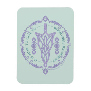 ARWEN™ Evenstar Citat Grafik Magnet