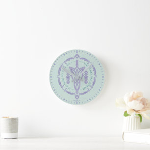 ARWEN™ Evenstar Citat Grafik Rund Klocka