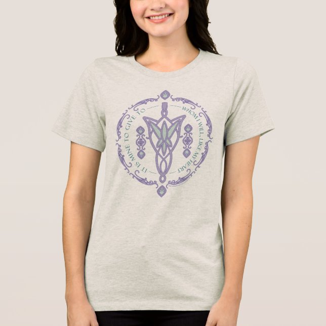 ARWEN™ Evenstar Quote Graphic T Shirt (Framsida)