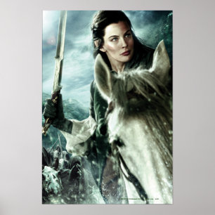 ARWEN™ i snö och svärd Poster