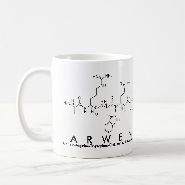 Arwen peptide namn mugg (Vänster)