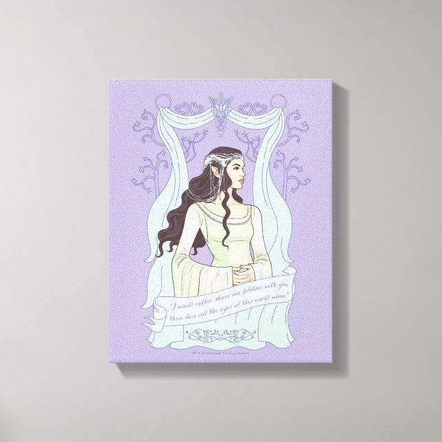 ARWEN™ "Share One Lifetime With You" Graphic Canvastryck (Framsida)