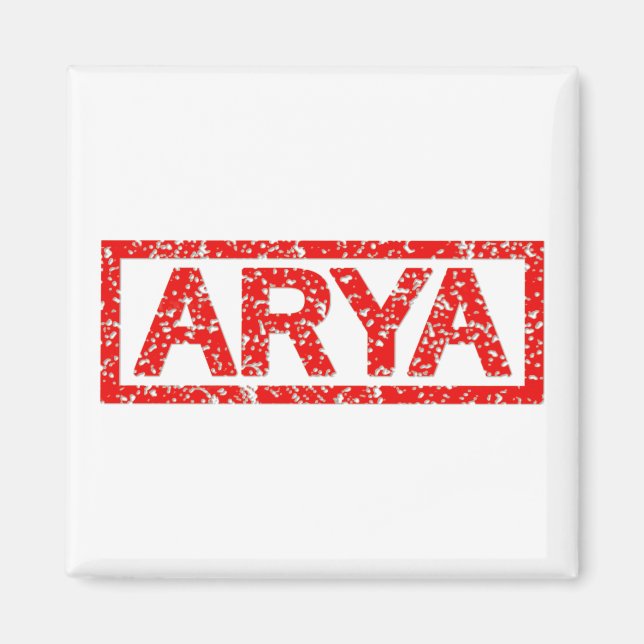 Arya Frimärke Magnet (Framsidan)