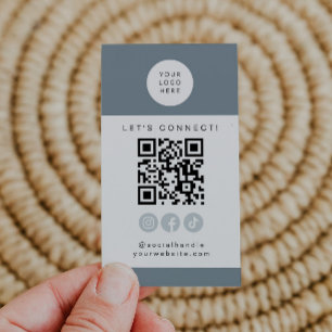 ARYA Sage Grönt Social Media QR-kodinstagram Visitkort