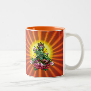 Ārya Tārā grön Buddha mugg