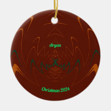 ARYAN ~ 3D CHRISTMAS Red Grönt Orange 2024