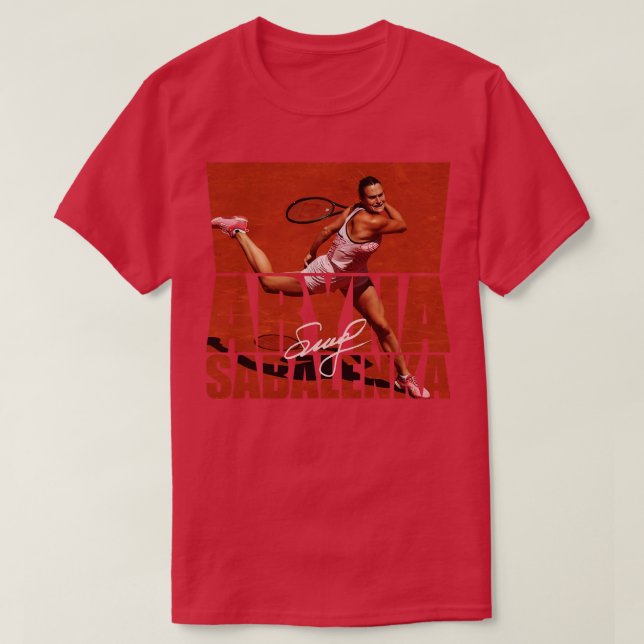 Aryna Sabalenka T Shirt (Design framsida)