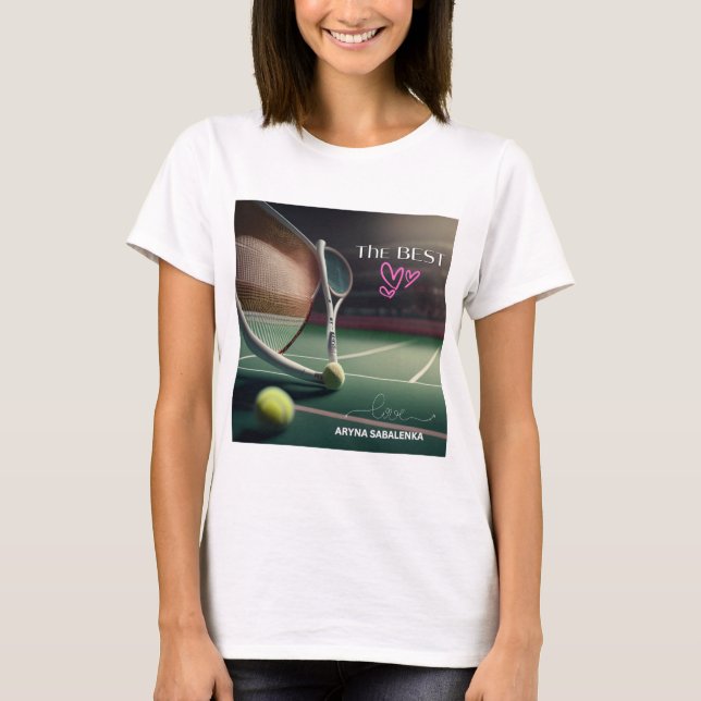 Aryna Sabalenka, tennisflicka, tennis mamma , tenn T Shirt (Framsida)