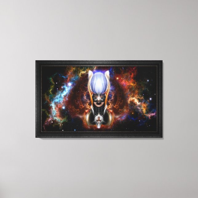 Arzookiska prinsessan av Nebulous Four Canvastryck (Framsida)