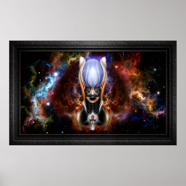 Arzookiska prinsessan av Nebulous Four Poster (Framsidan)