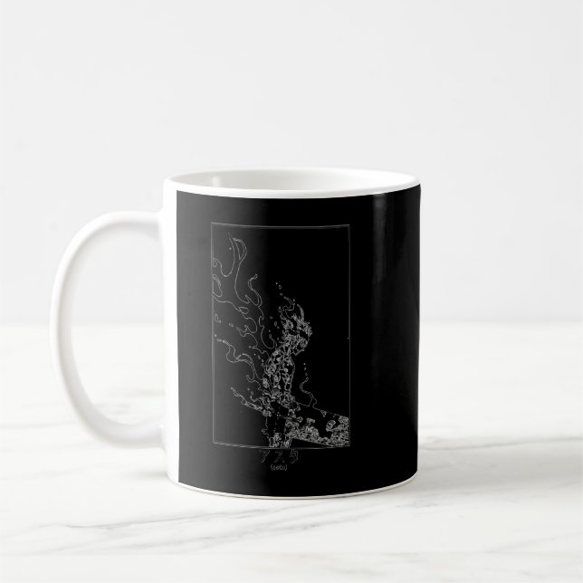As a Demon Form Black Clover  Classic      Kaffemugg (Vänster)