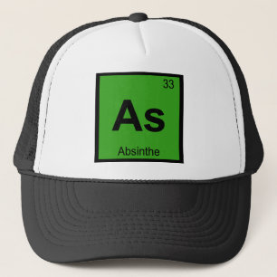 As - Absintkemi Periodiska Systemet Symbol Truckerkeps