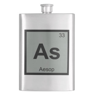 As - Aisopos fabler Kemi Periodiska Systemet Symbo Fickplunta