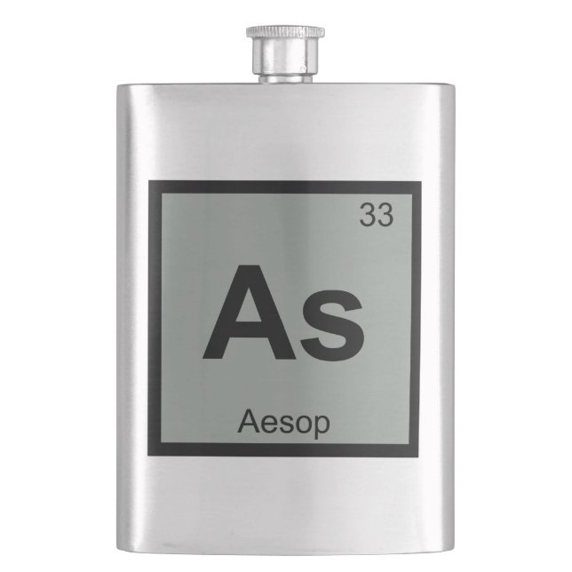 As - Aisopos fabler Kemi Periodiska Systemet Symbo Fickplunta (Framsidan)