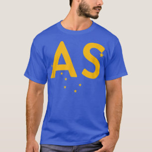 AS - Alaska Three Part Combo Design - Alaska Flagg T Shirt