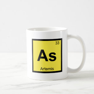 As - Artemis Goddes Chemistry Periodic Bord Kaffemugg