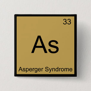 As - Asperger Syndrome Funny Chemistry Inslag Tee Knapp