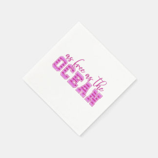 As Free as the Ocean | Coastal Entertaining Pappersservett