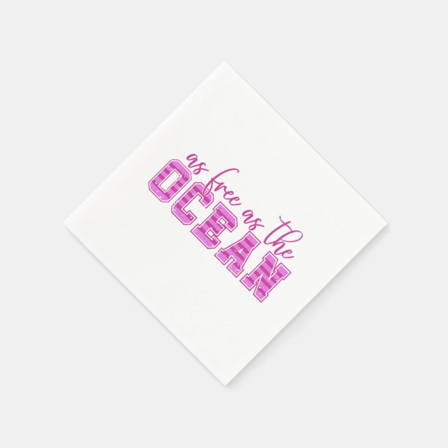 As Free as the Ocean | Coastal Entertaining Pappersservett (Hörn)